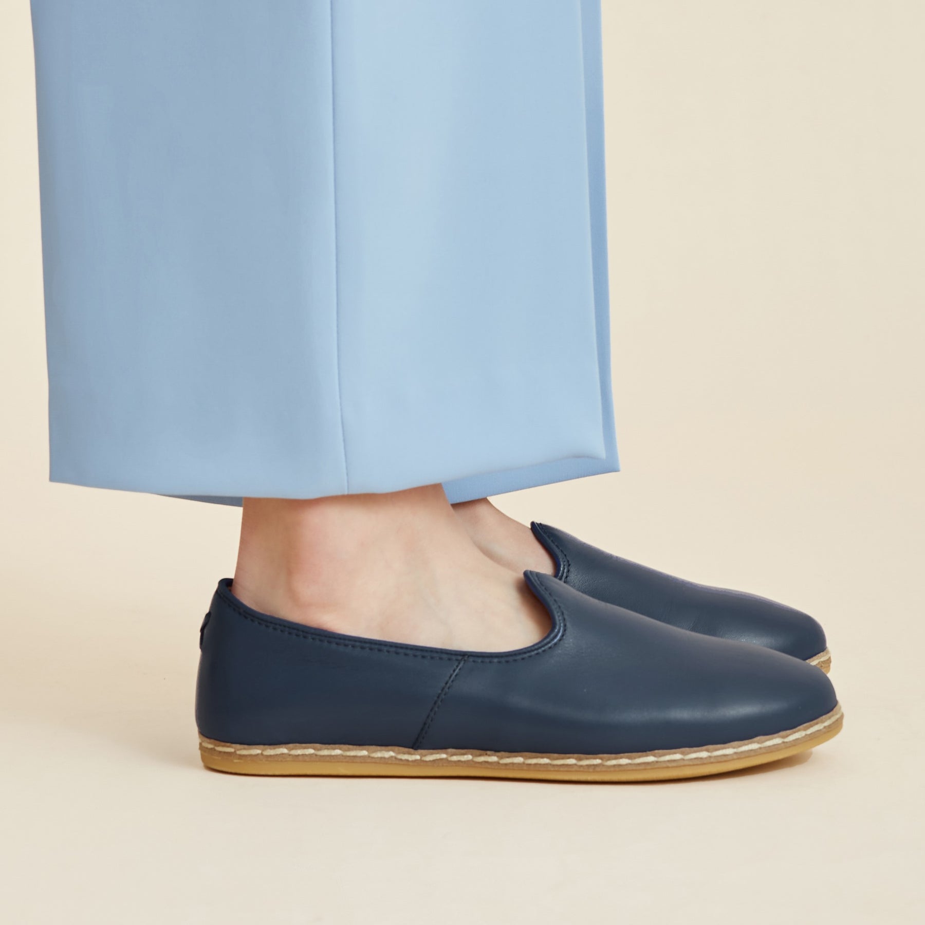 Midnight Blue Slip-On - Charix Shoes