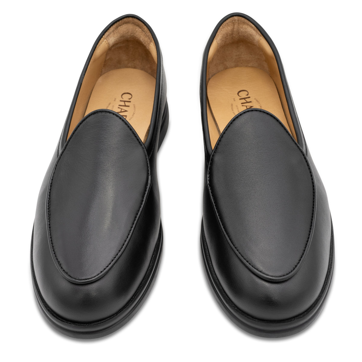 Black Loafers - Charix Shoes
