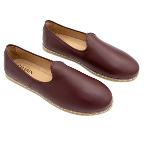 Bordeaux Slip On Shoes - Charix Shoes