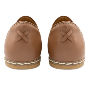 Camel Slip On Shoes - Charix Shoes