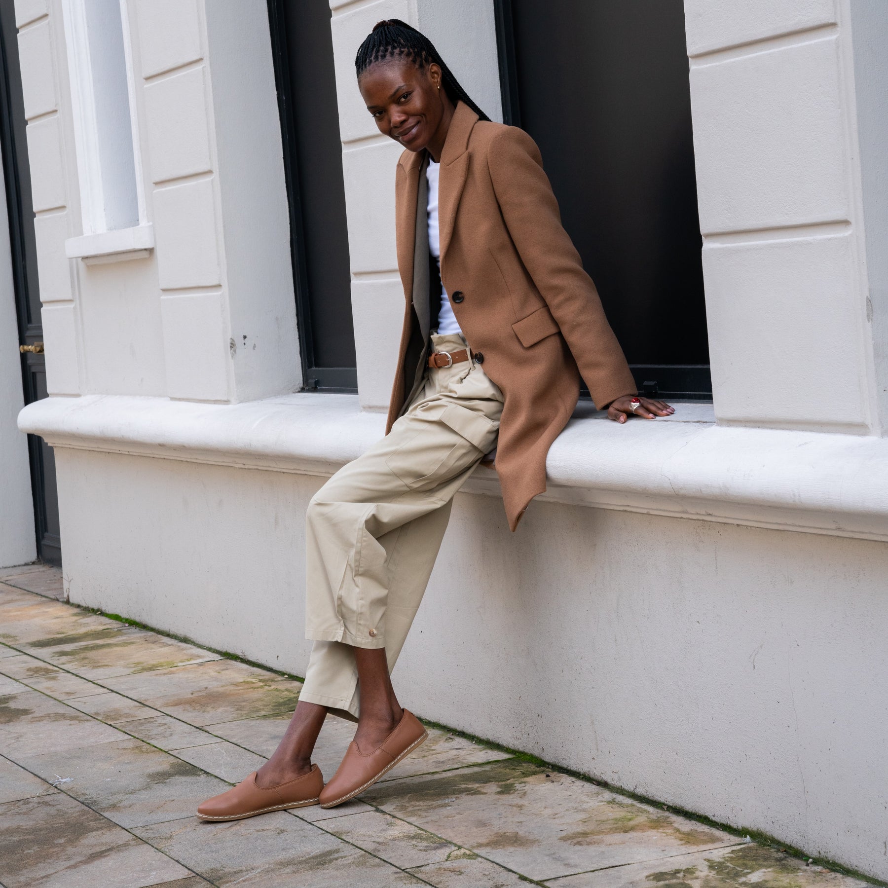 Camel Slip-On - Charix Shoes