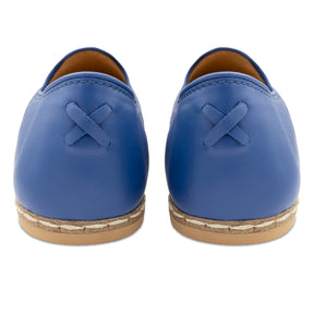 Cobalt Blue Slip Ons for Men - Charix Shoes