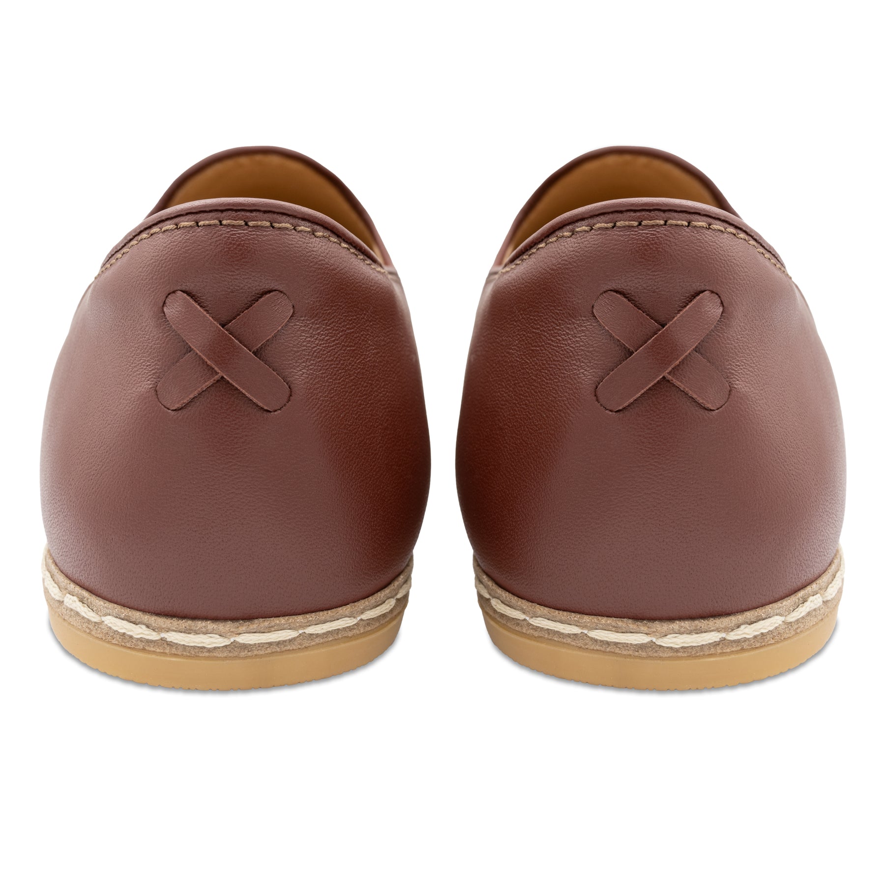 Cognac Slip Ons for Men - Charix Shoes
