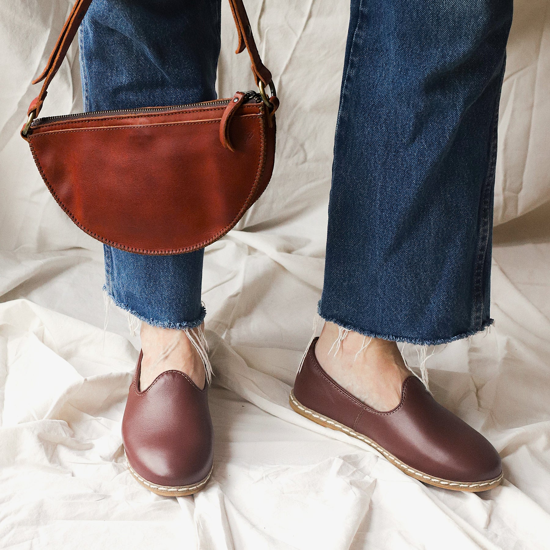 Cognac Slip-On - Charix Shoes