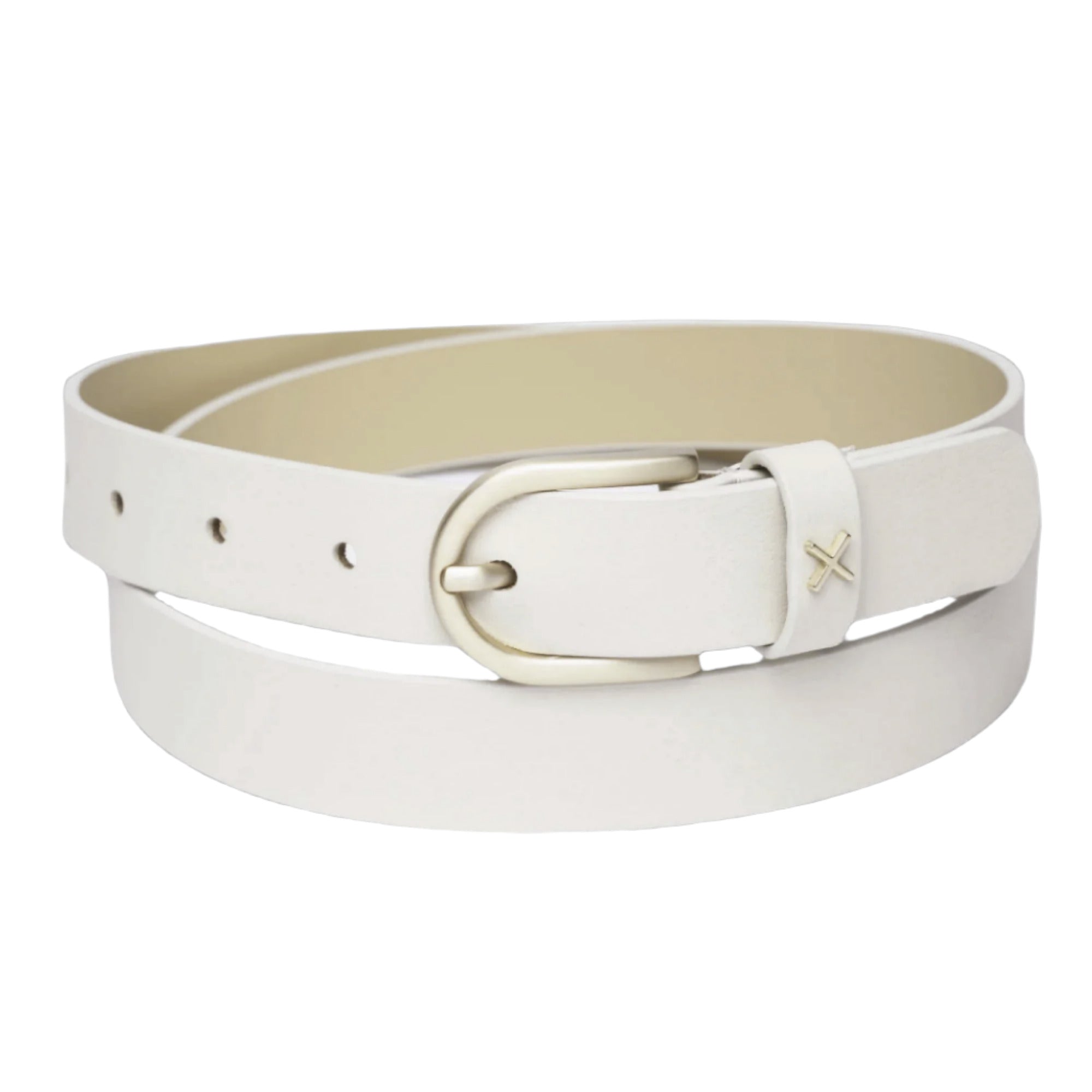 Cream Belt - Charix Shoes
