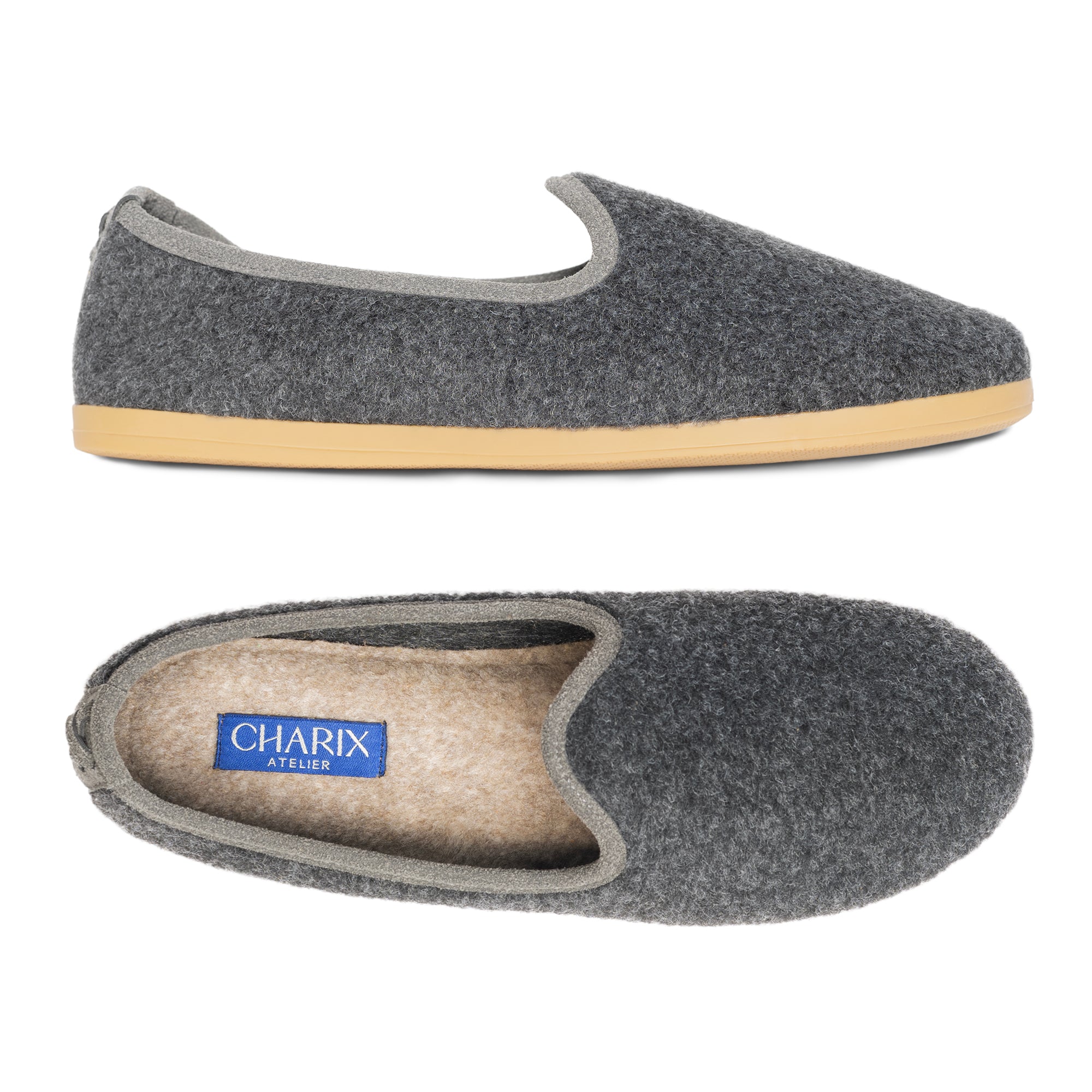 Graphite Lounge Shoes - Charix Shoes