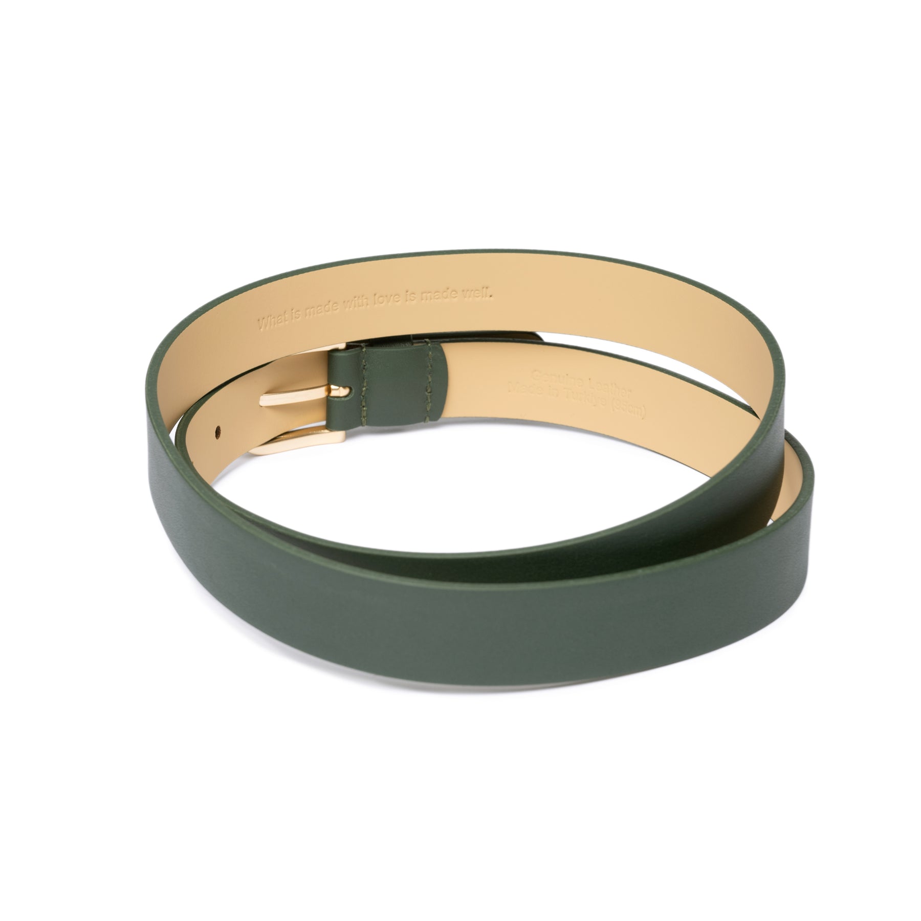 Hunter Green Belt - Charix Shoes