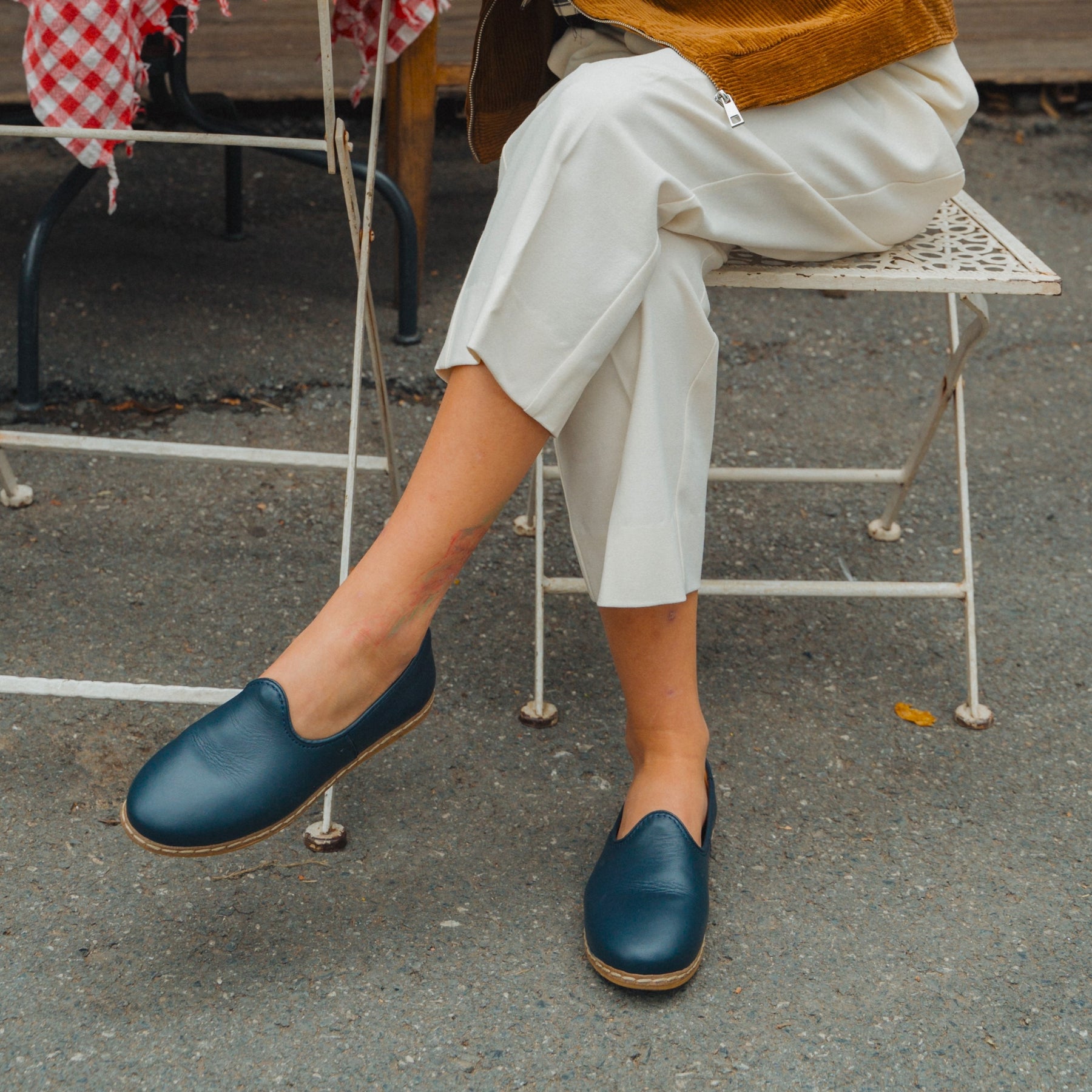 Midnight Blue Slip-On - Charix Shoes