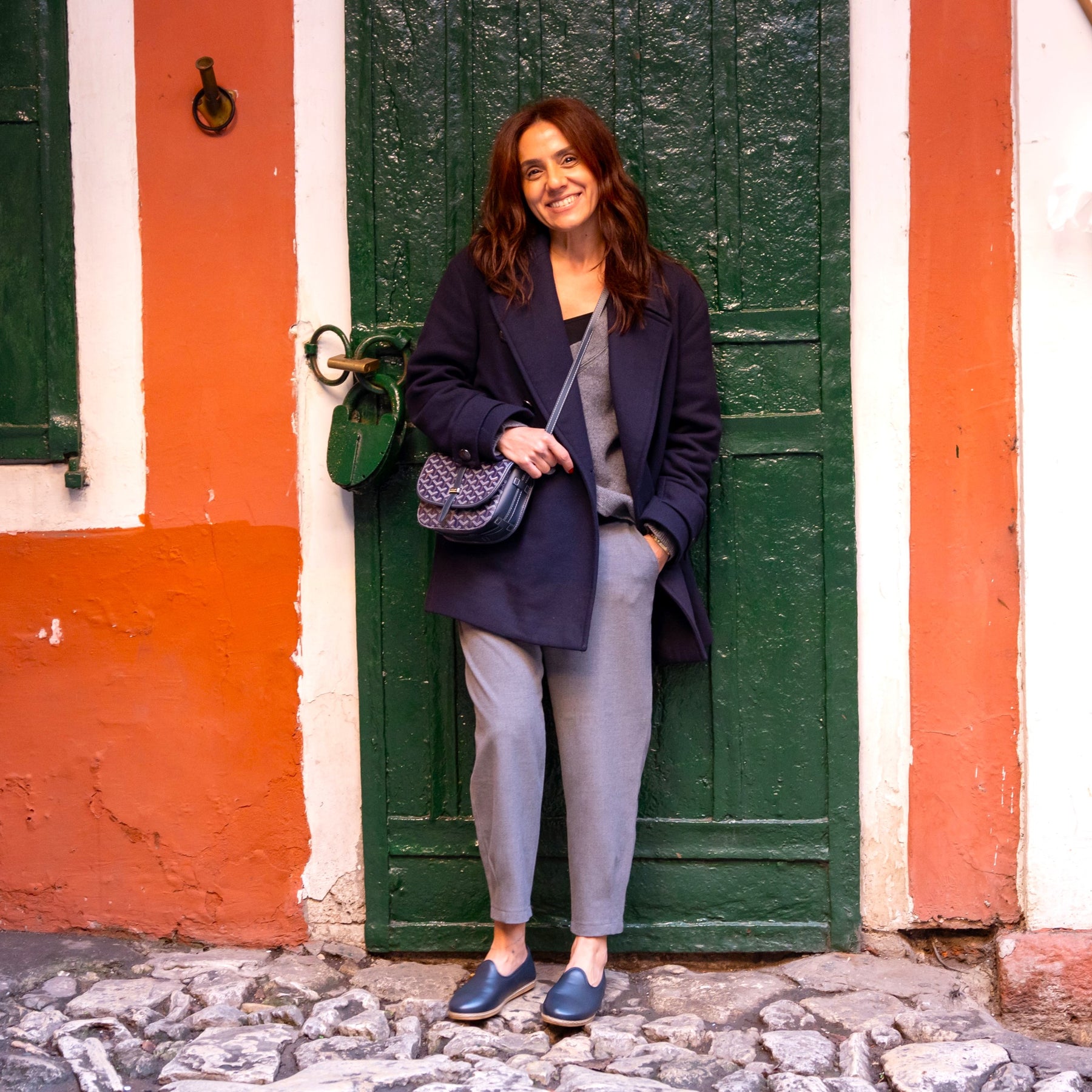 Midnight Blue Slip-On - Charix Shoes