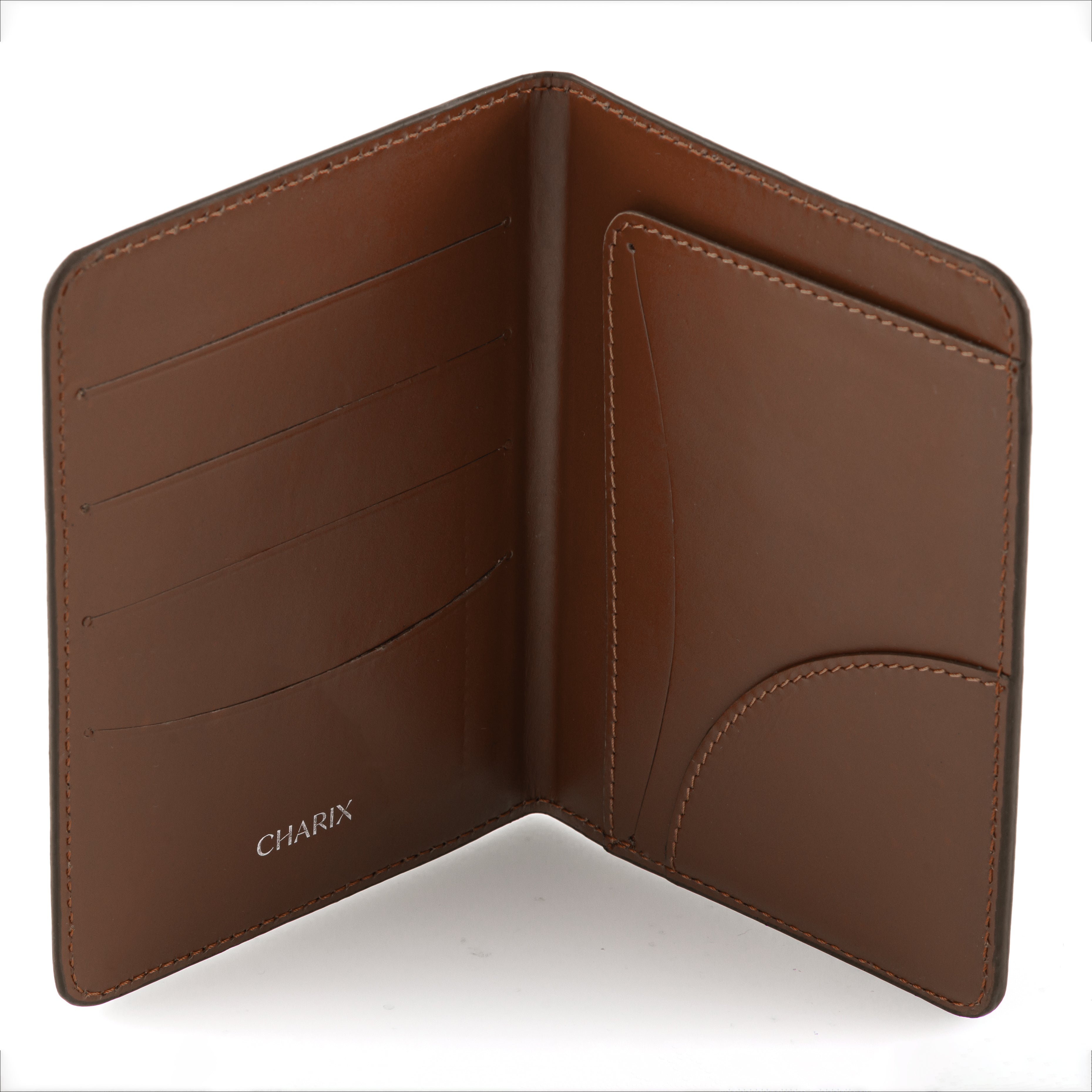 Cognac Passport Holder - Charix Shoes