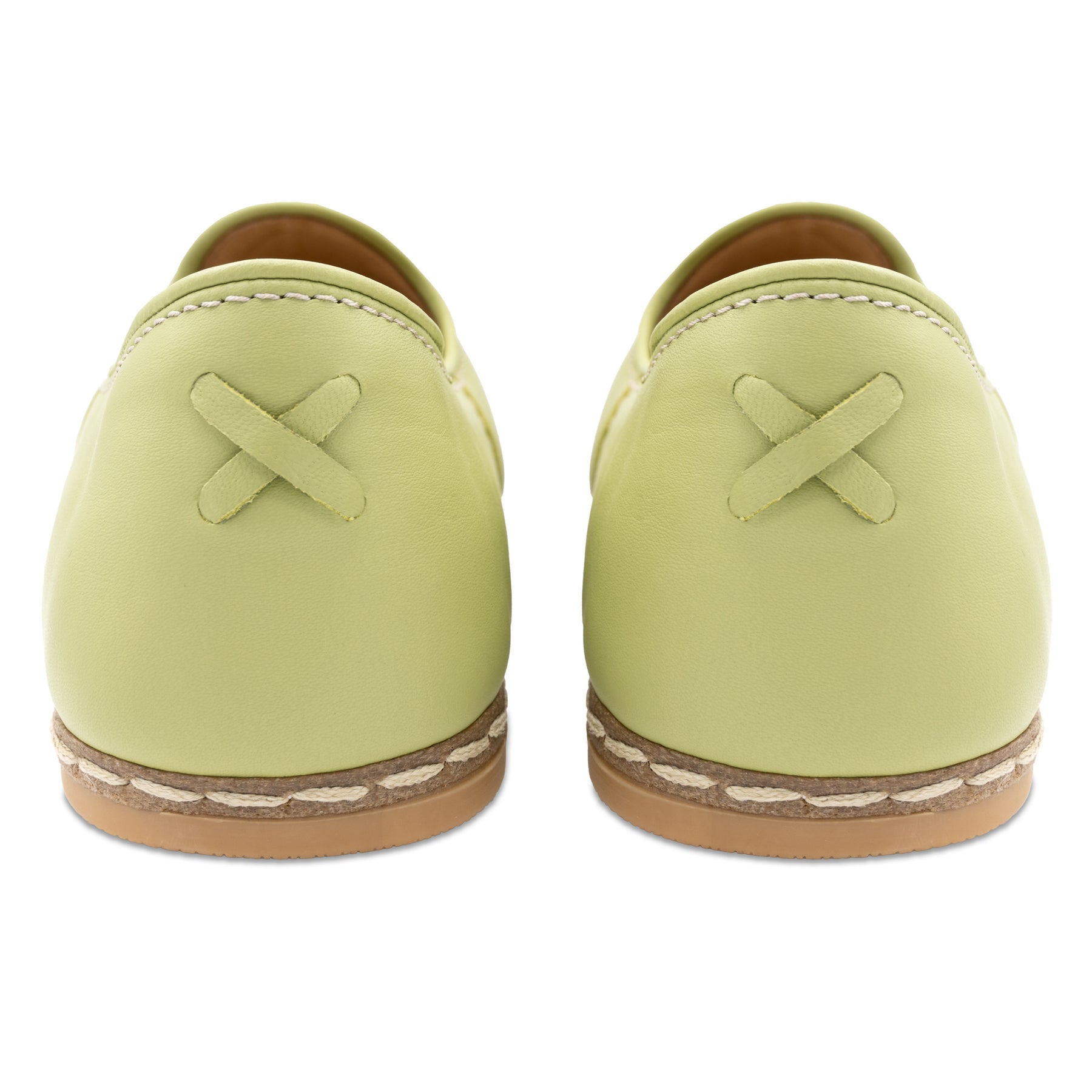 Pistachio Slip Ons for Men - Charix Shoes