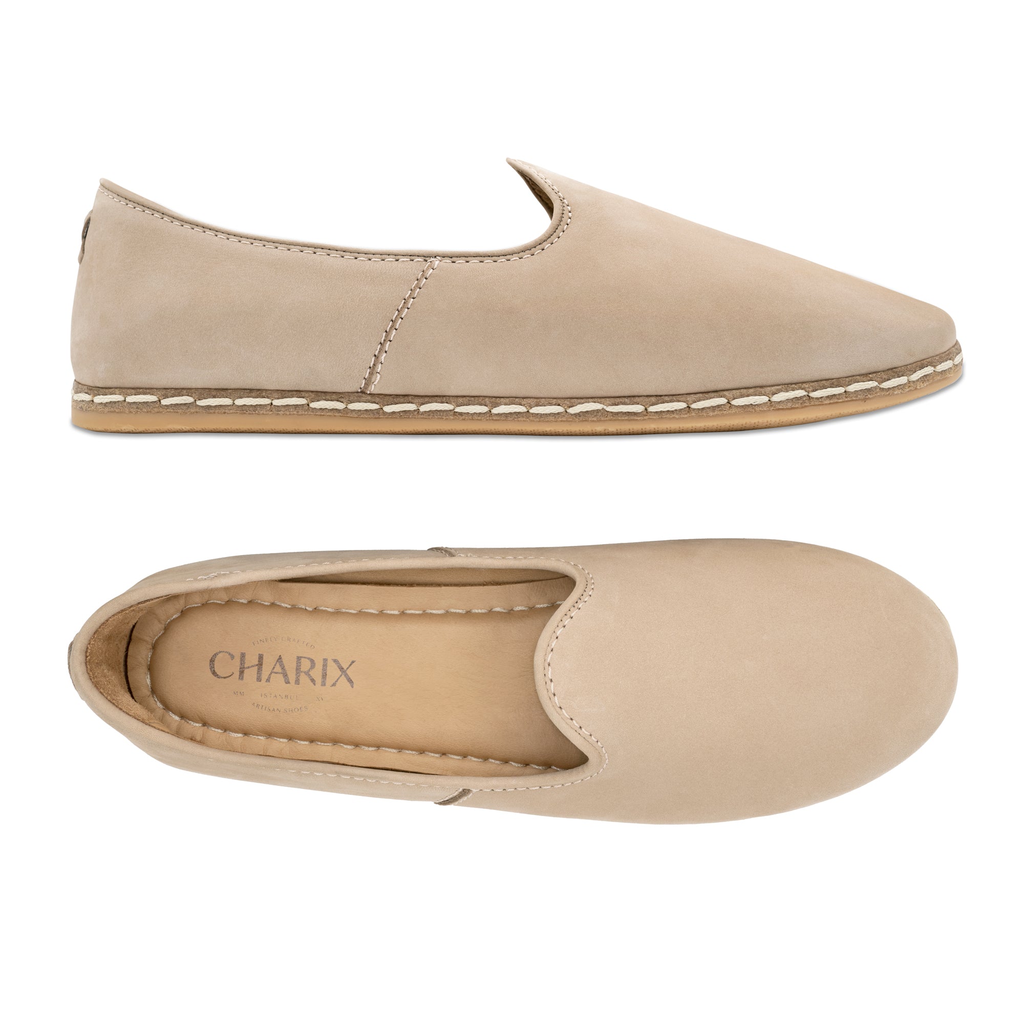 Safari Nubuck Slip-On - Charix Shoes