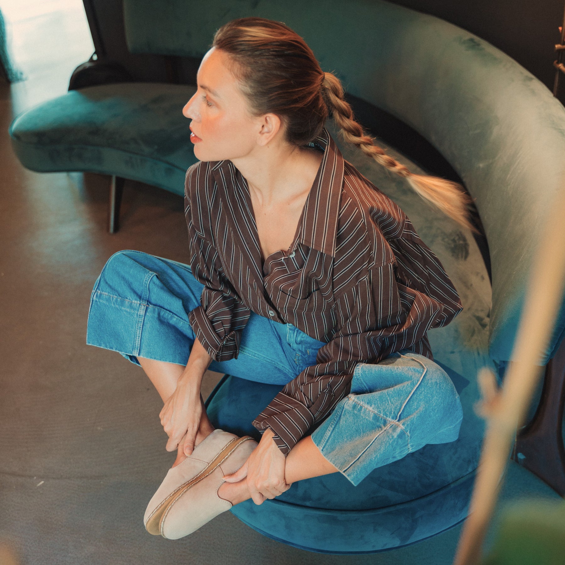 Safari Nubuck Slip-On - Charix Shoes