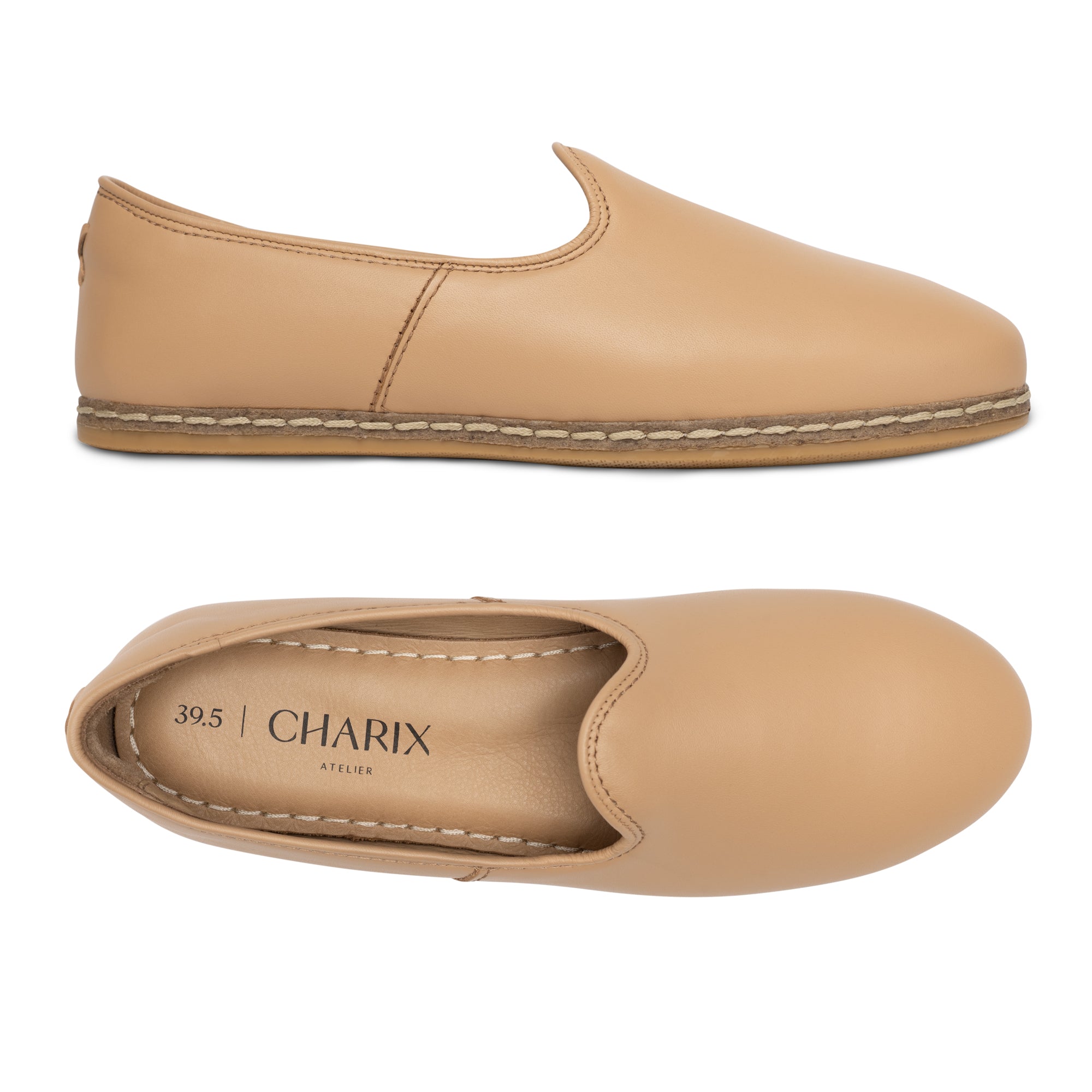 Woven Tan Slip Ons for Men