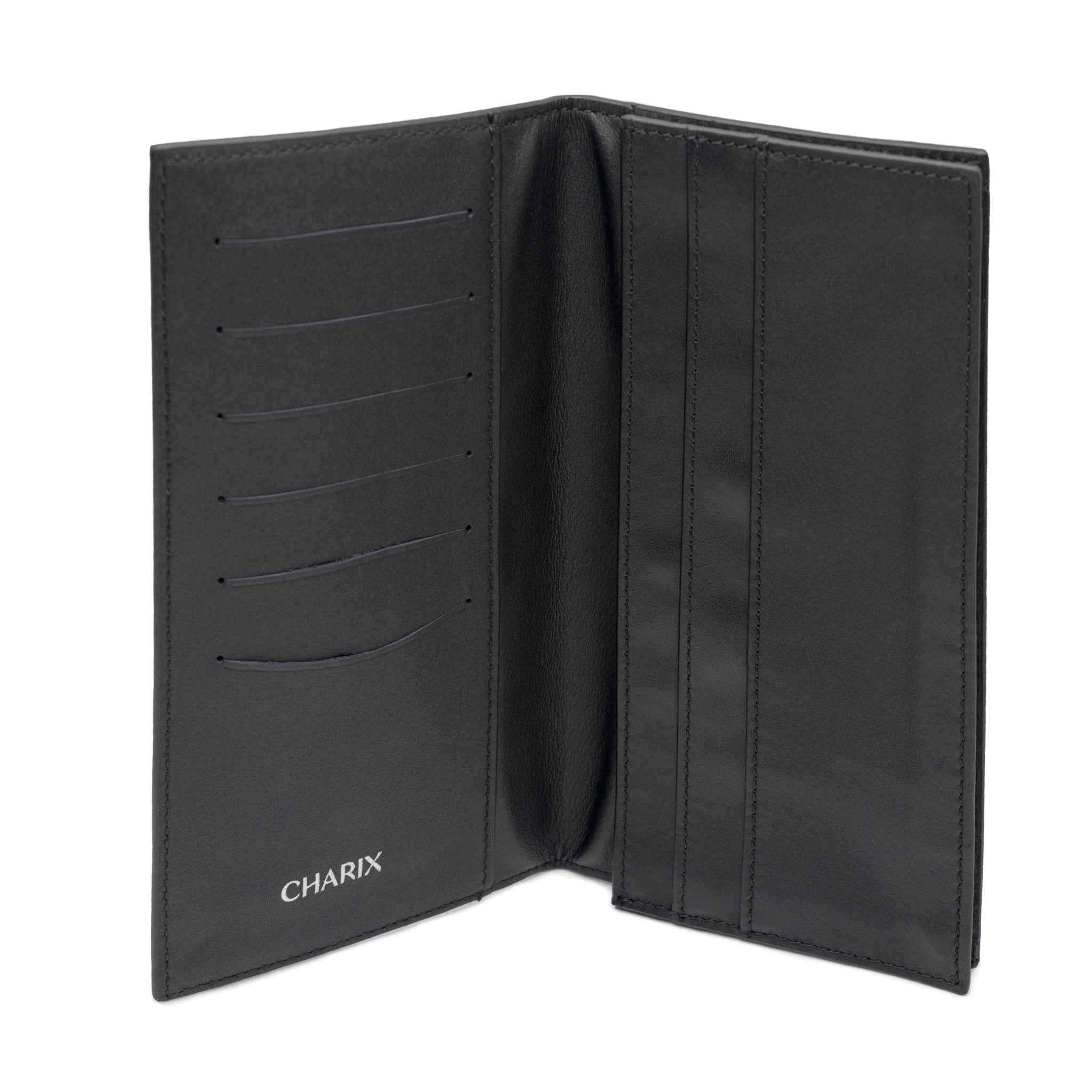 Black Travel Wallet - Charix Shoes