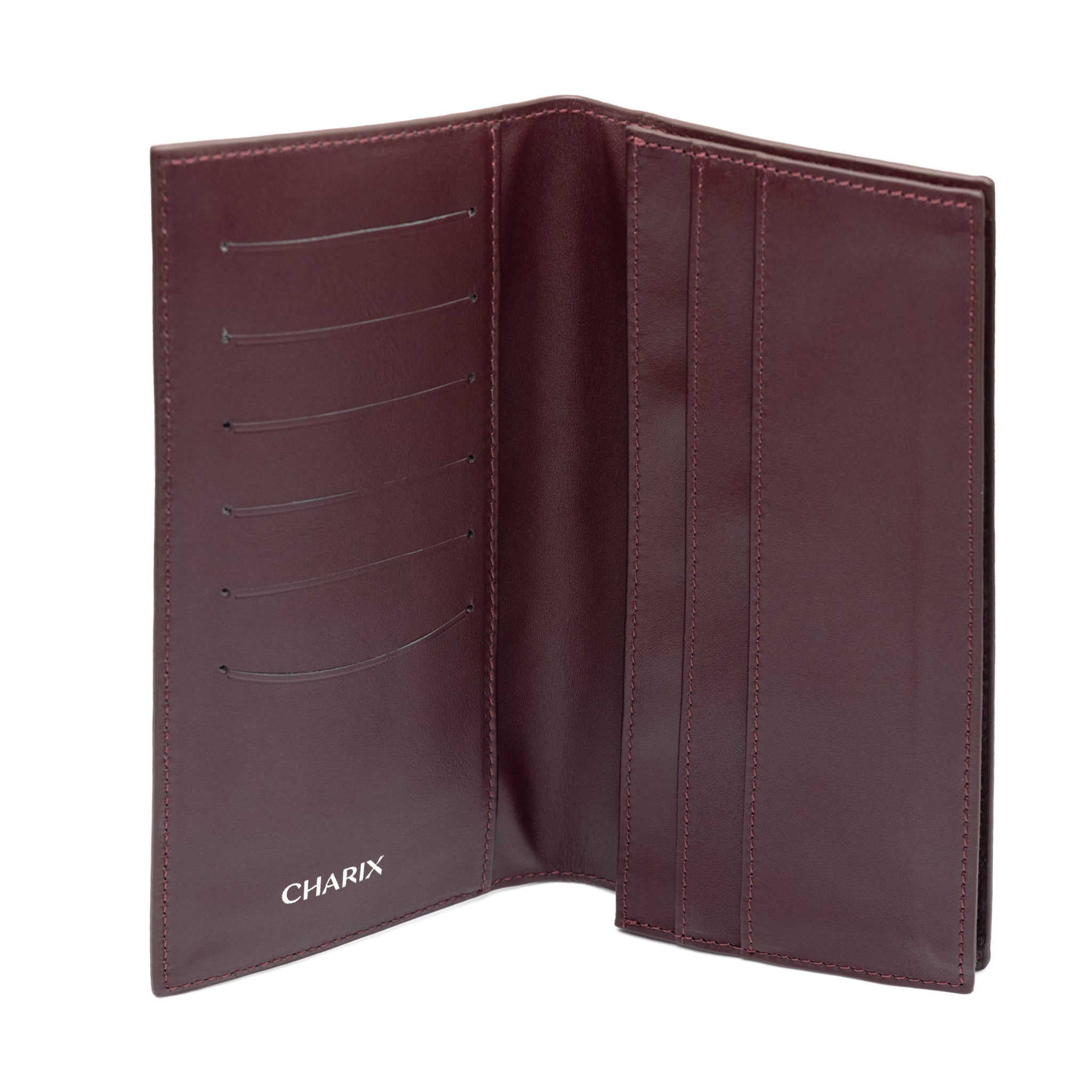 Bordeaux Travel Wallet - Charix Shoes