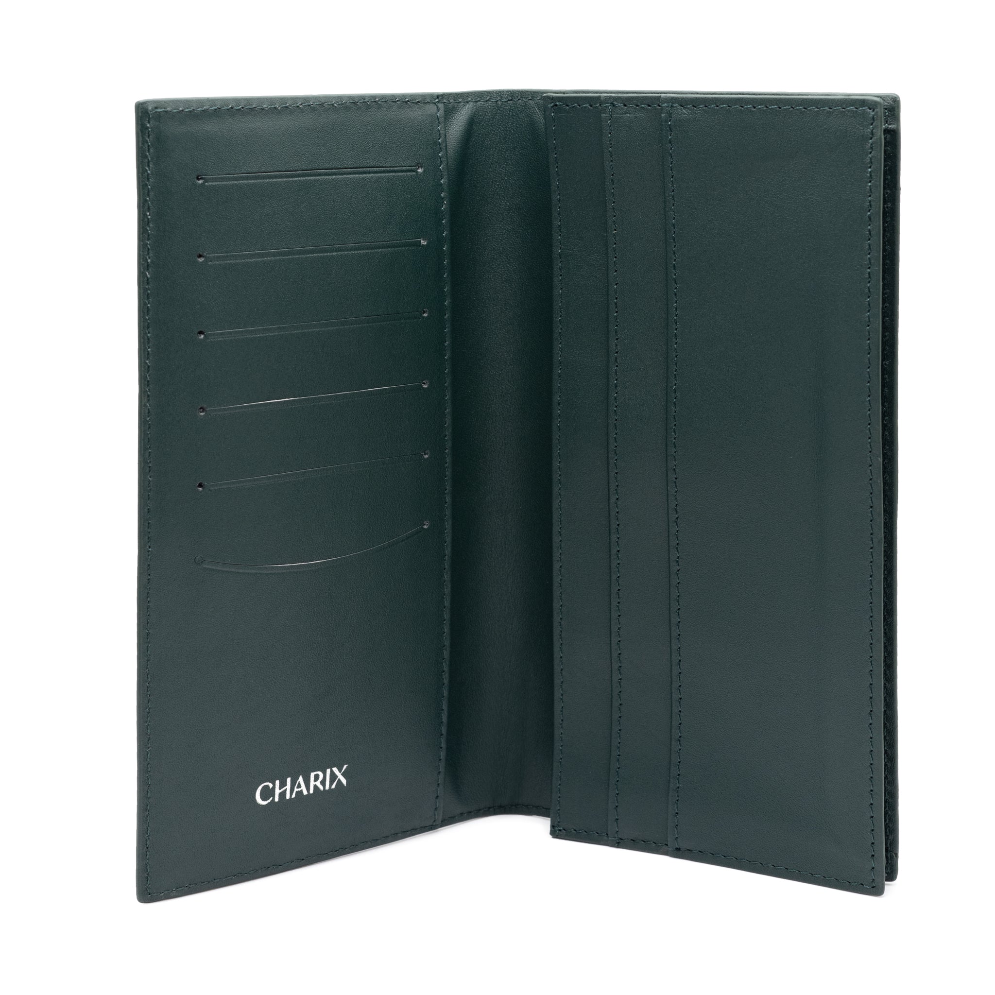 Hunter Green Travel Wallet - Charix Shoes