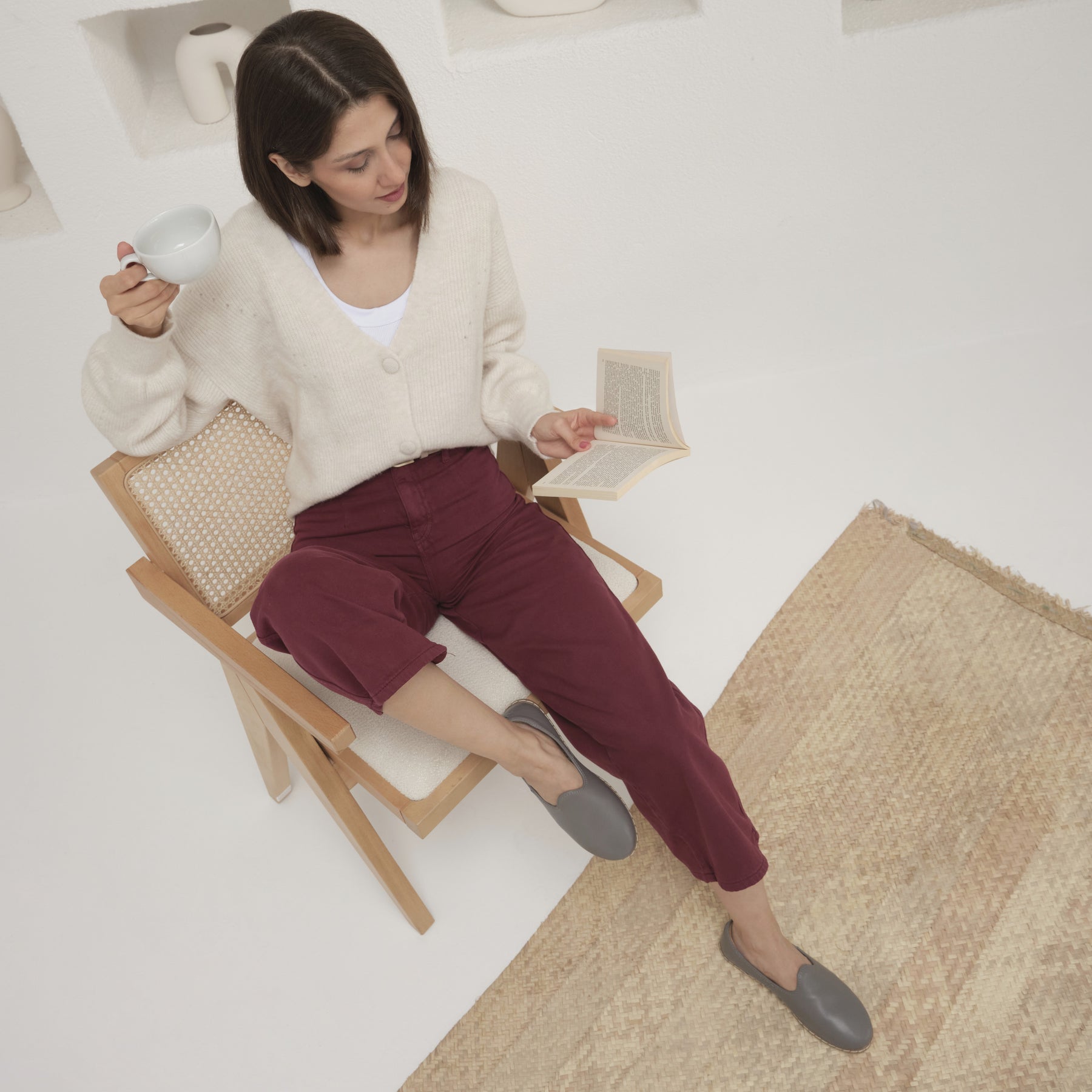 Ultimate Gray Slip-On - Charix Shoes