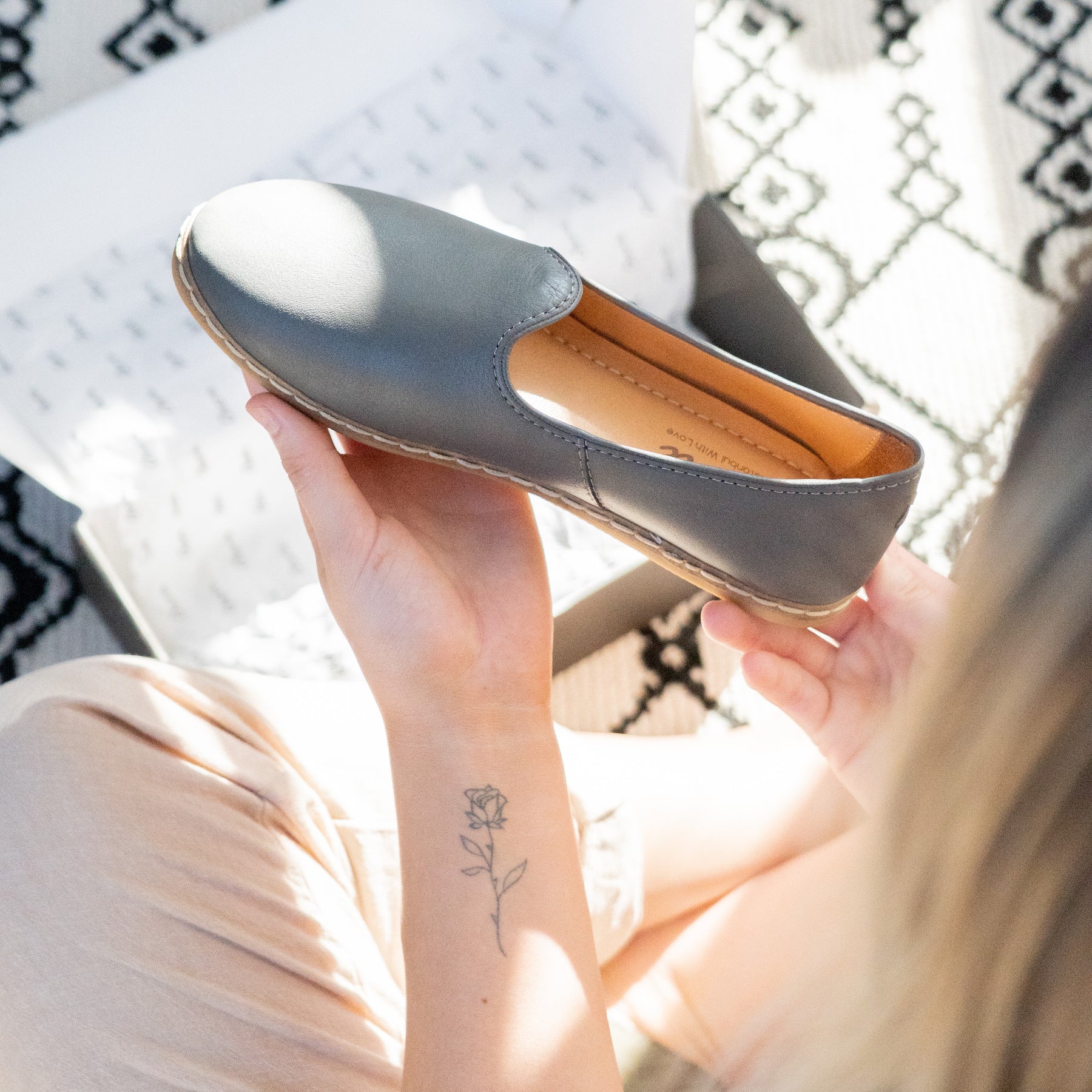 Ultimate Gray Slip-On - Charix Shoes