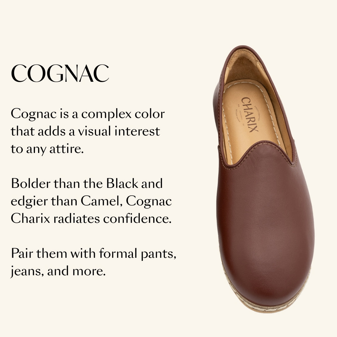 Cognac Slip-On - Charix Shoes