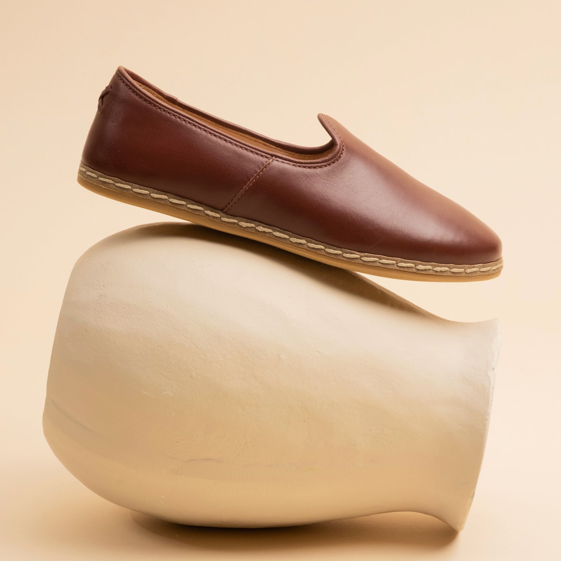 Cognac Slip-On - Charix Shoes