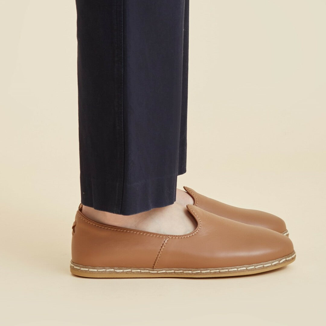Camel Slip-On - Charix Shoes