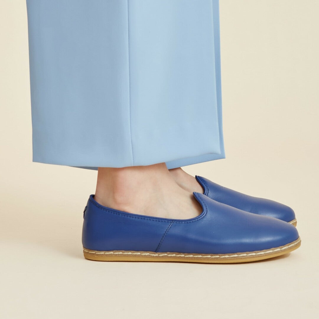 Cobalt Blue Slip-On - Charix Shoes