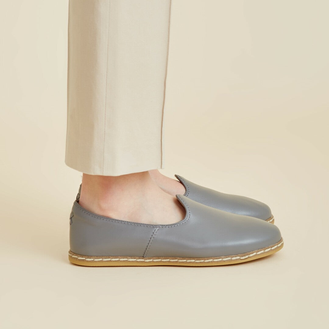 Ultimate Gray Slip-On - Charix Shoes