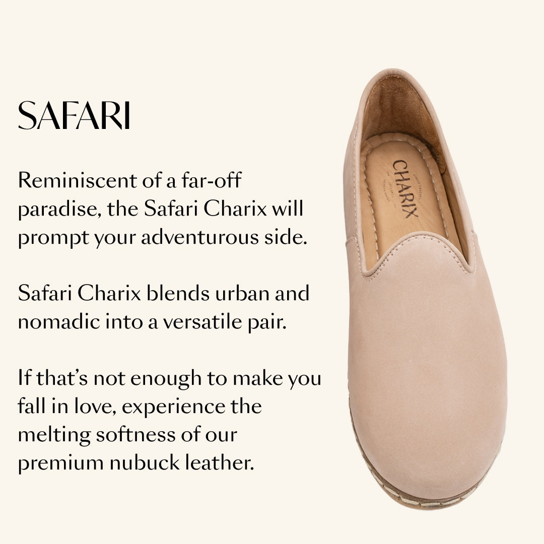 Safari Nubuck Slip-On - Charix Shoes
