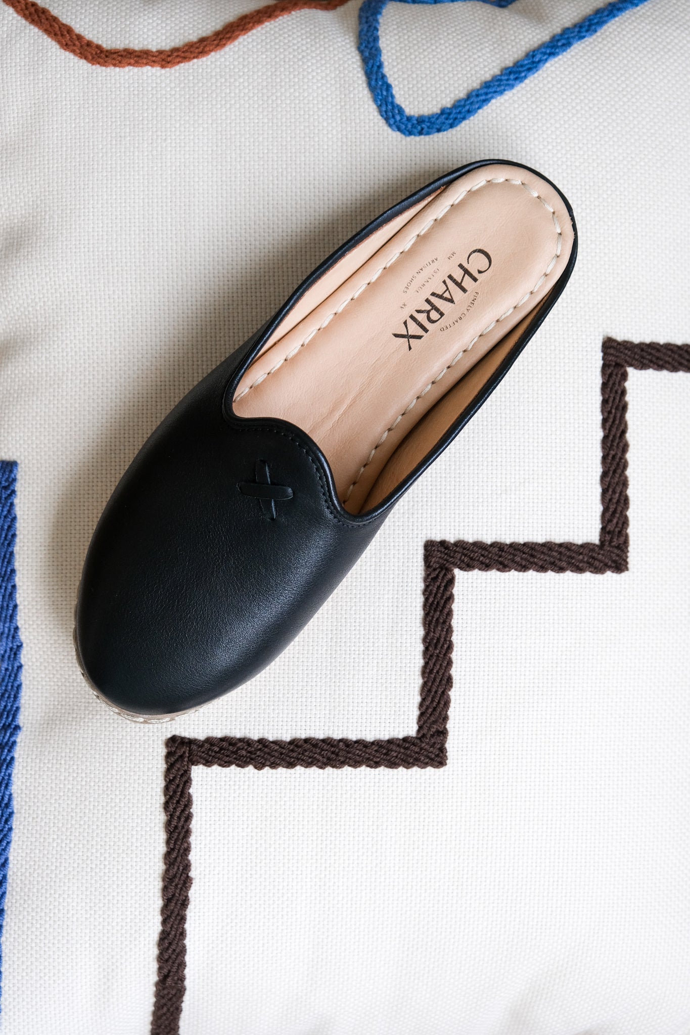 Black Mules - Men's - Charix Shoes