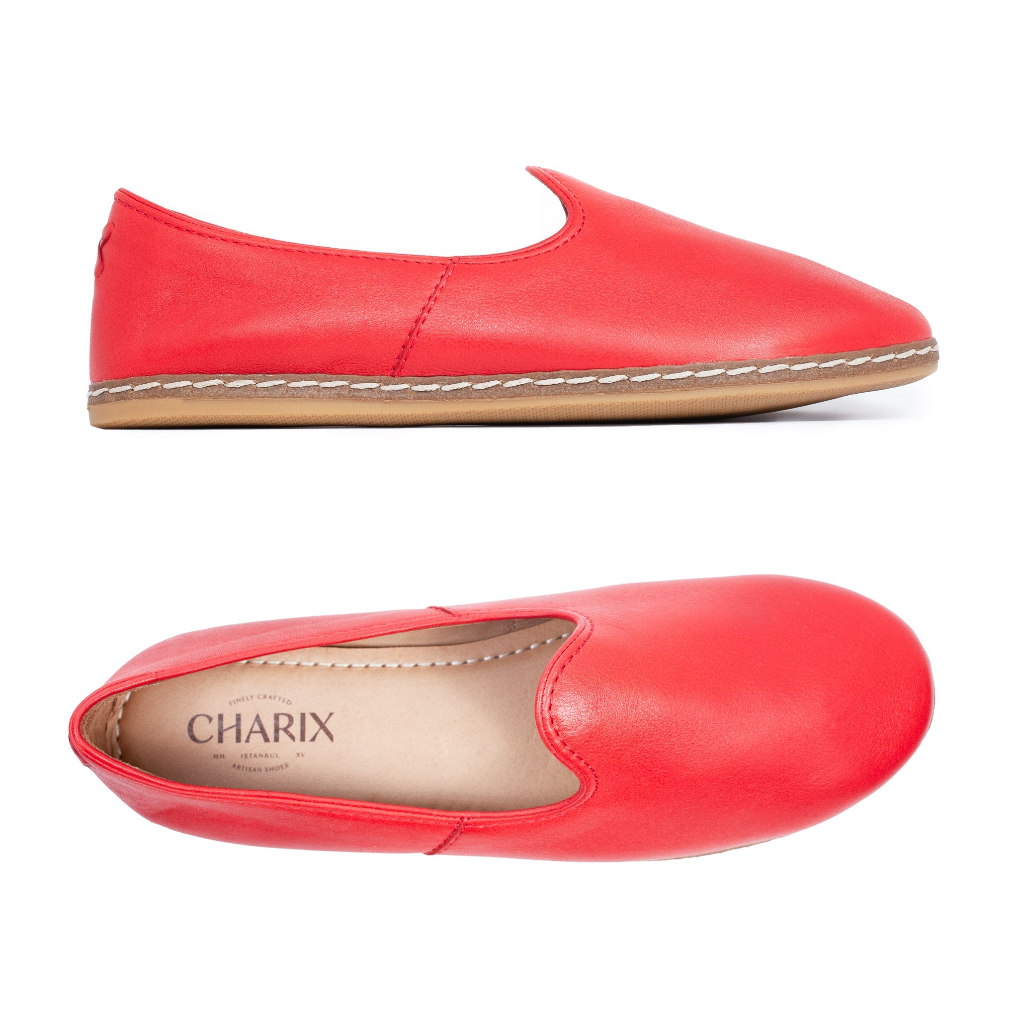 Red - Women's - Charix Shoes