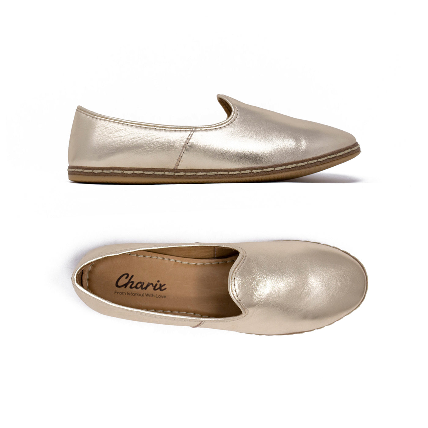 Gold - Women's - Charix Shoes
