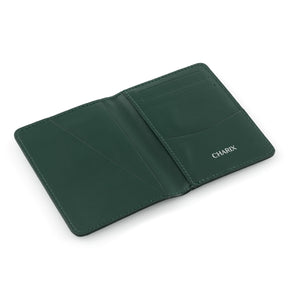 Hunter Green Bifold Minimalist Wallet - Charix Shoes