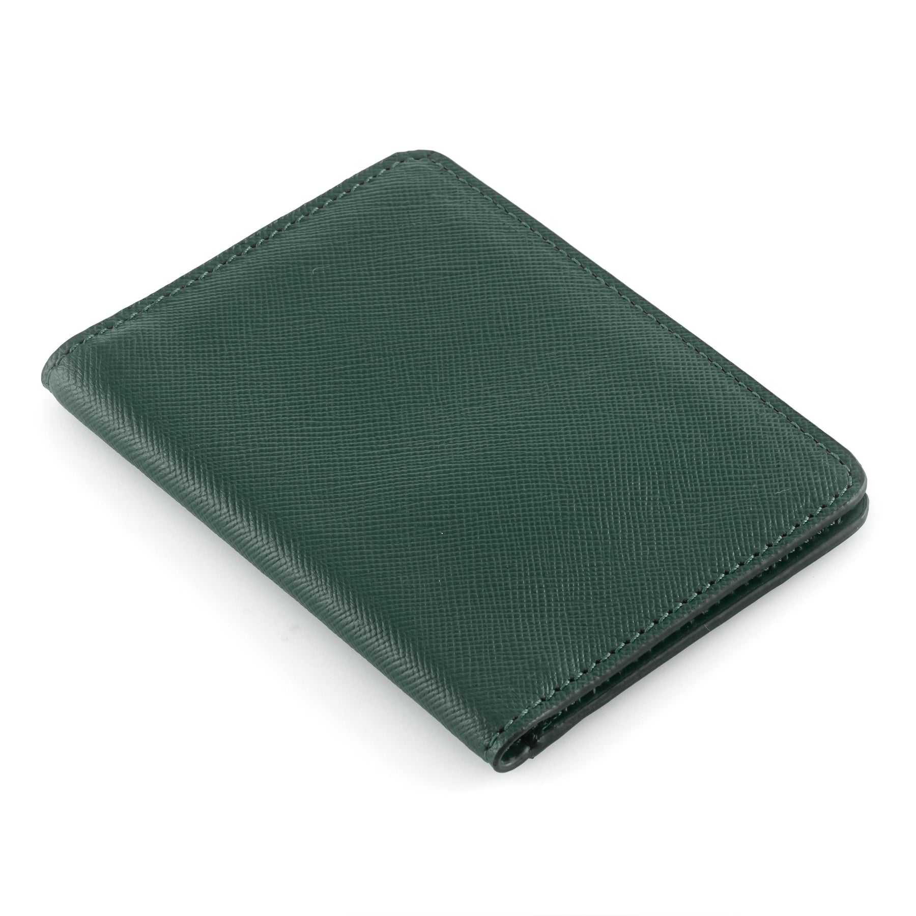 Hunter Green Bifold Minimalist Wallet - Charix Shoes
