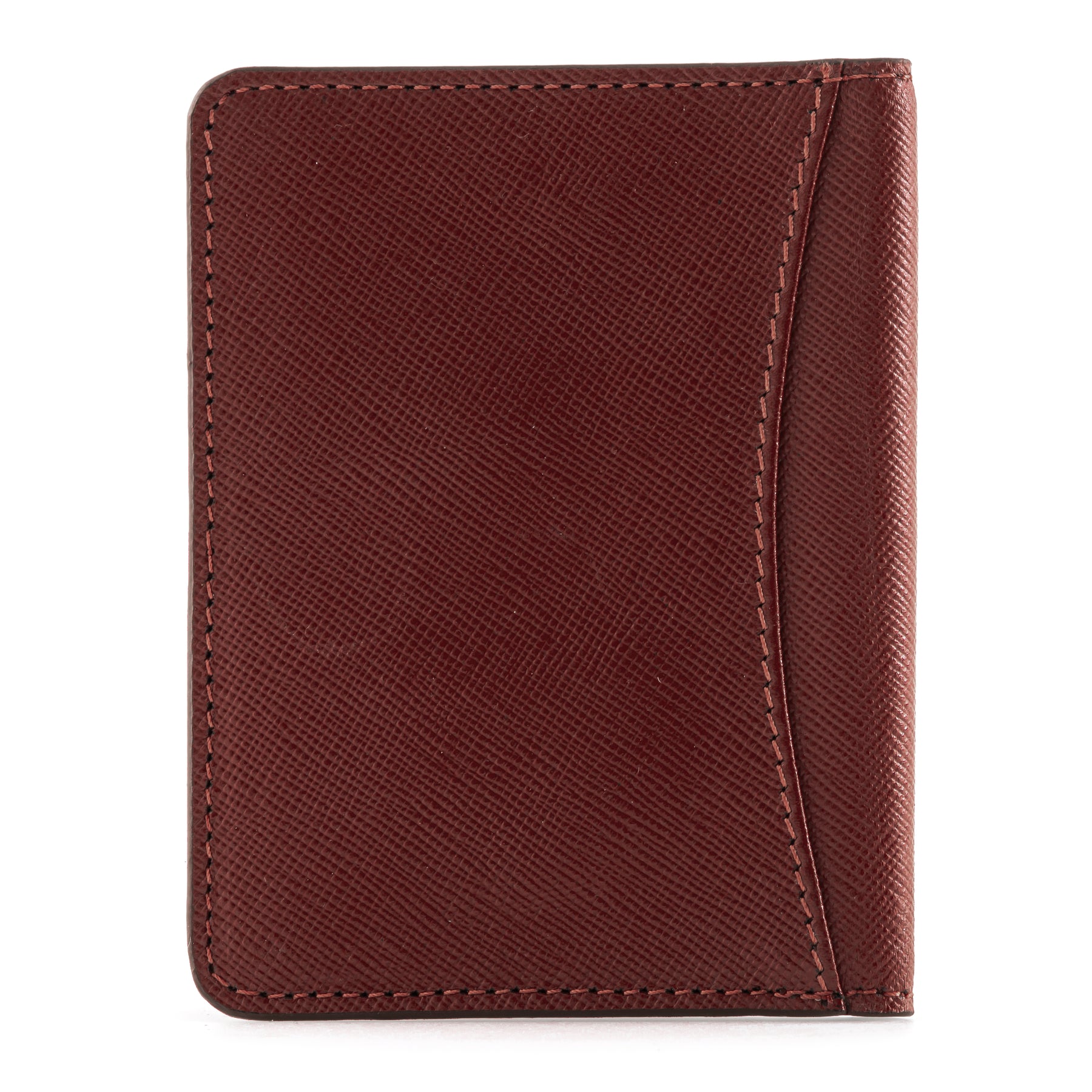 Bordeaux Bifold Minimalist Wallet - Charix Shoes