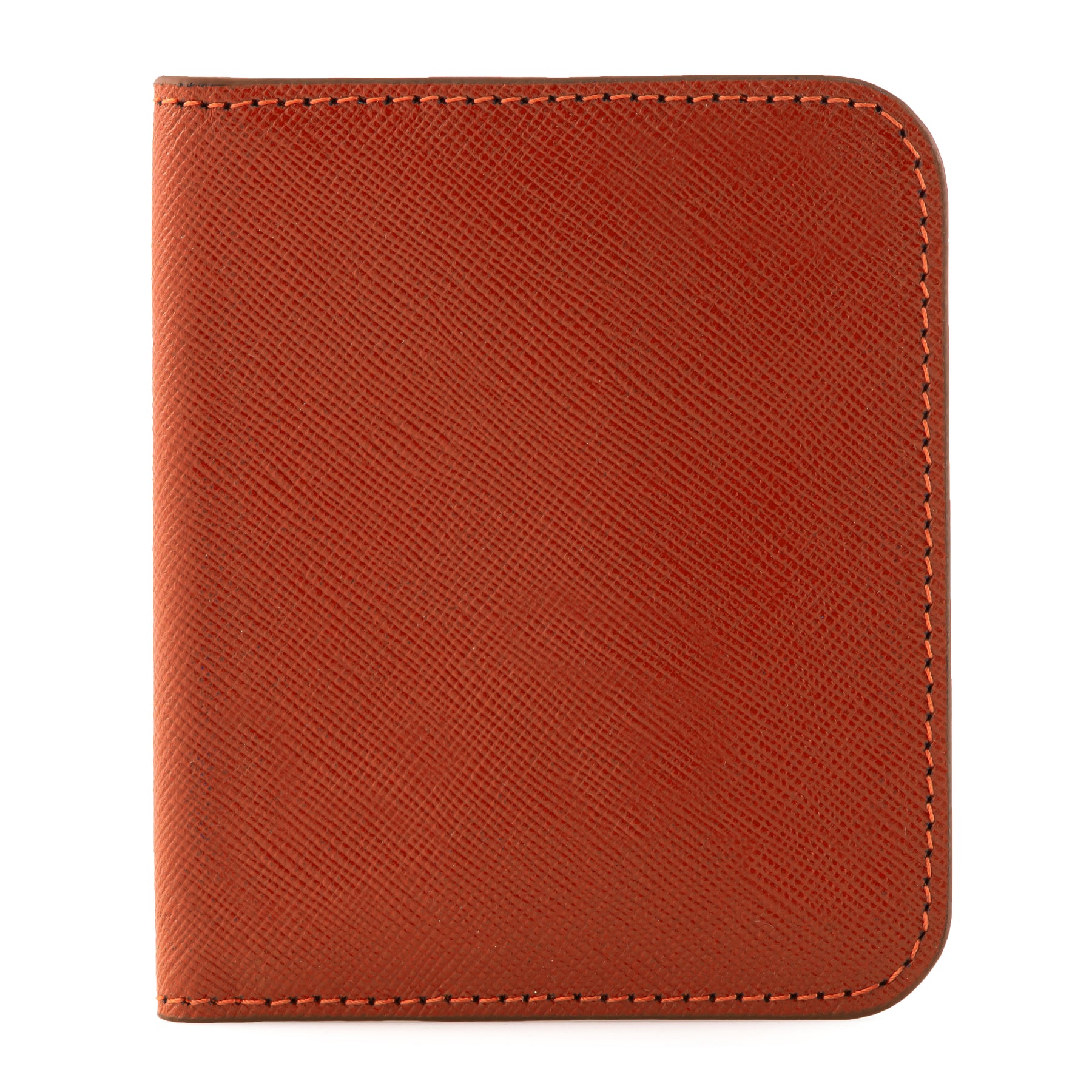 Orange Bifold Minimalist Wallet - Charix Shoes