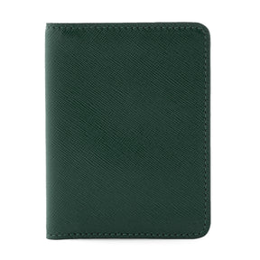 Hunter Green Card Wallet - Charix Shoes