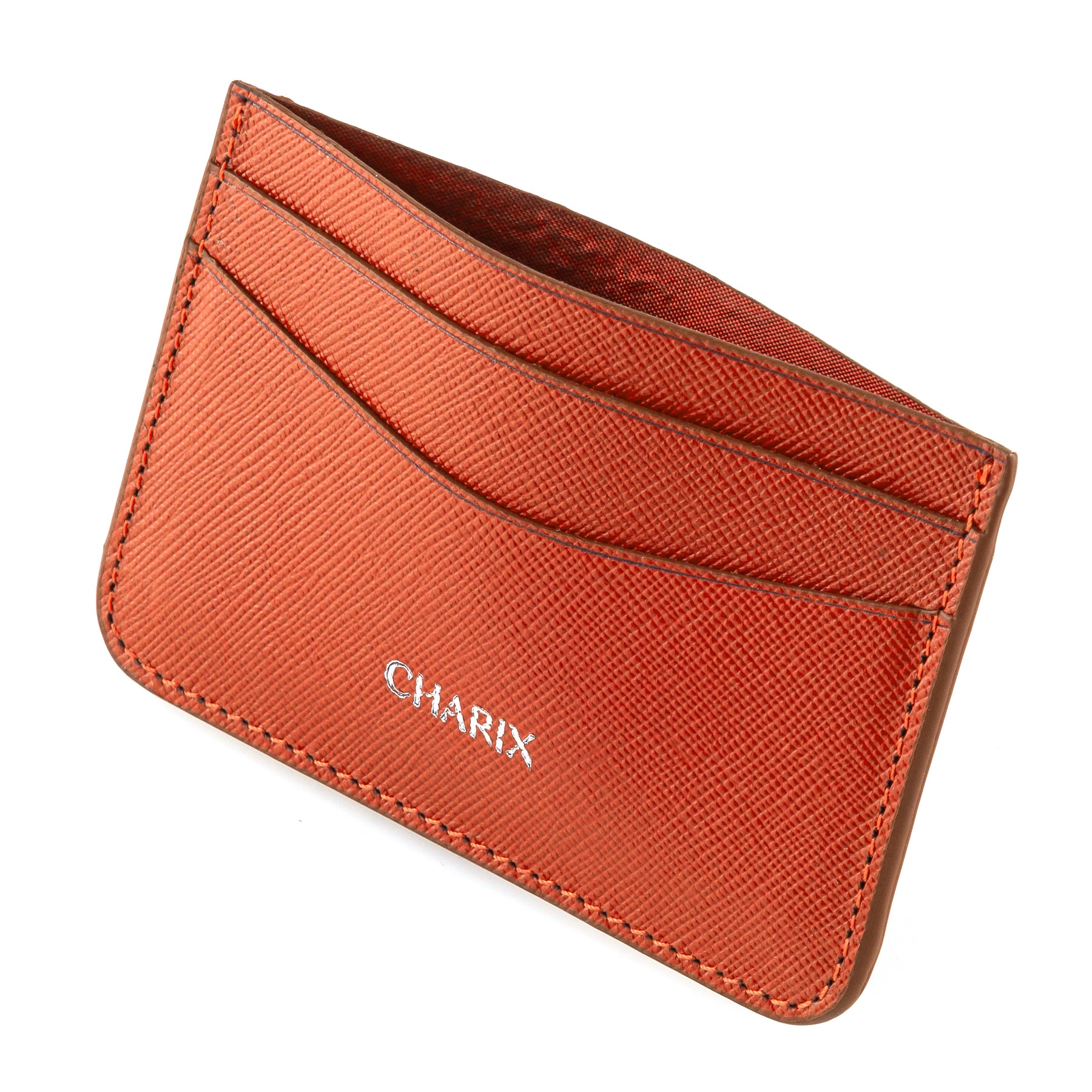 Orange Cardholder - Charix Shoes