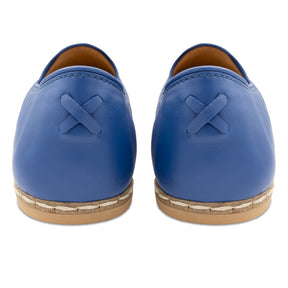 Cobalt Blue Slip Ons for Men - Charix Shoes