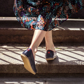 Dark Navy Slip-On - Charix Shoes
