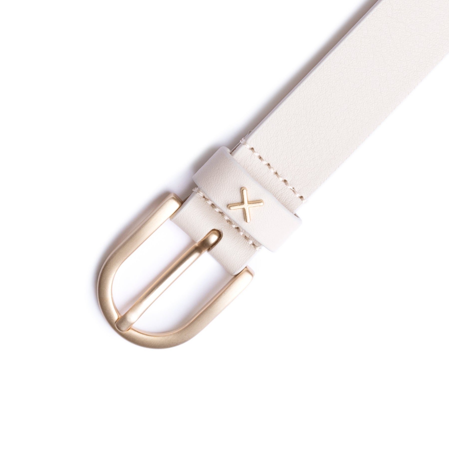 Cream Belt - Charix Shoes
