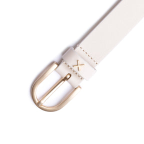 Cream Belt - Charix Shoes