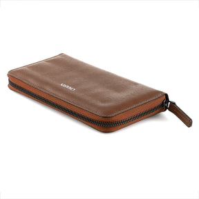 Cognac Everyday Clutch - Charix Shoes