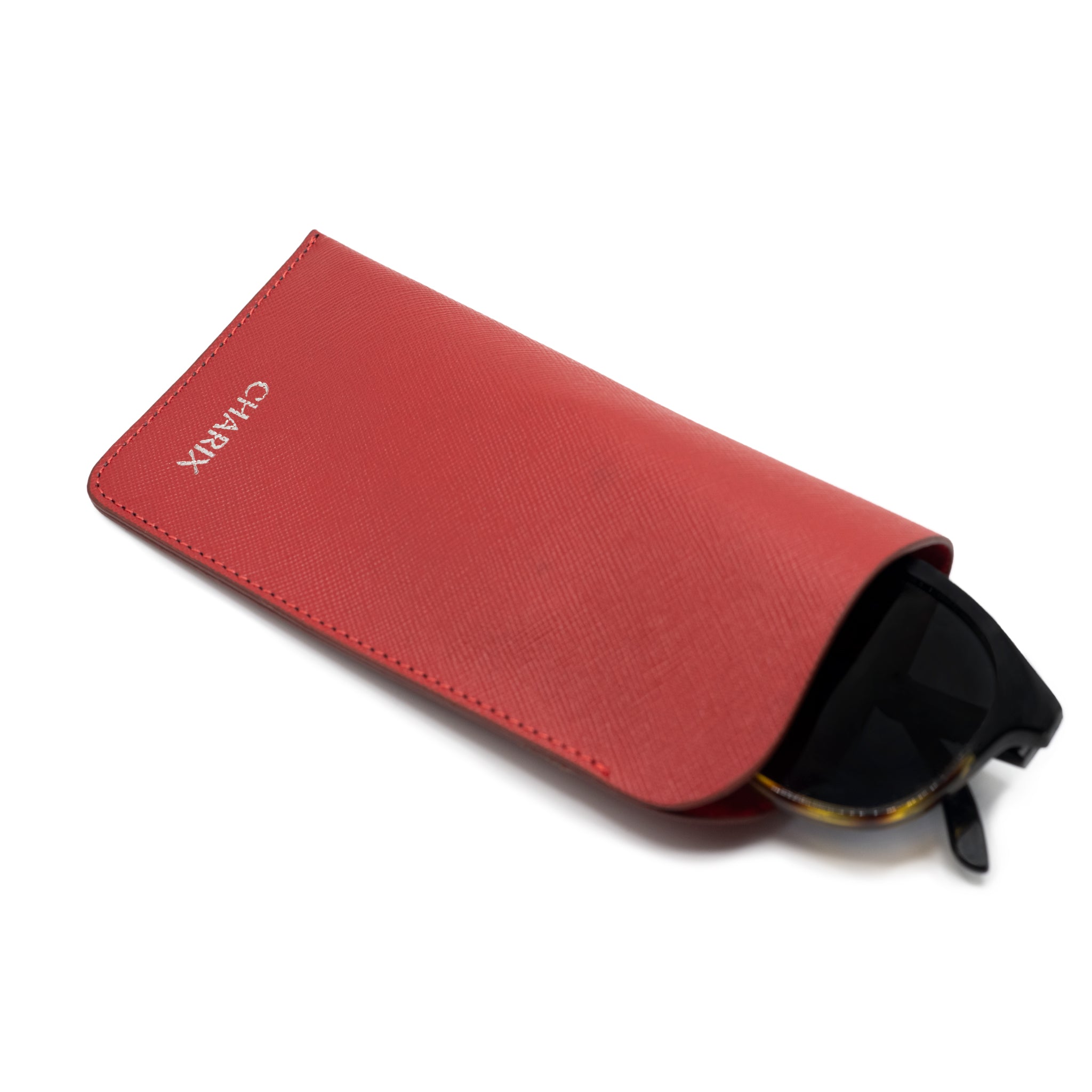 Red Glasses Case - Charix Shoes