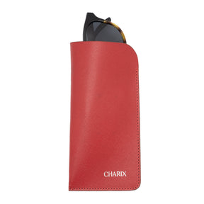 Red Glasses Case - Charix Shoes
