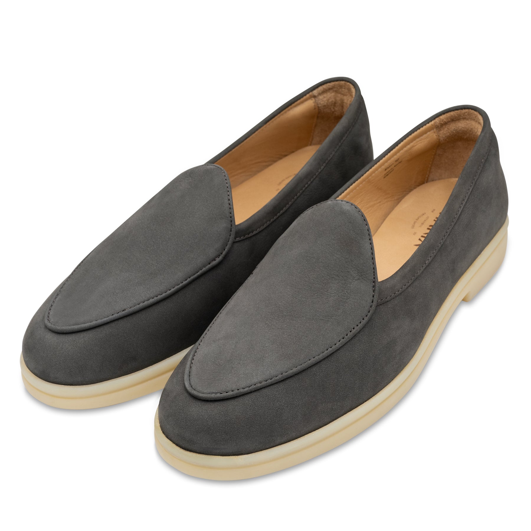 Graphite Loafers - Charix Shoes