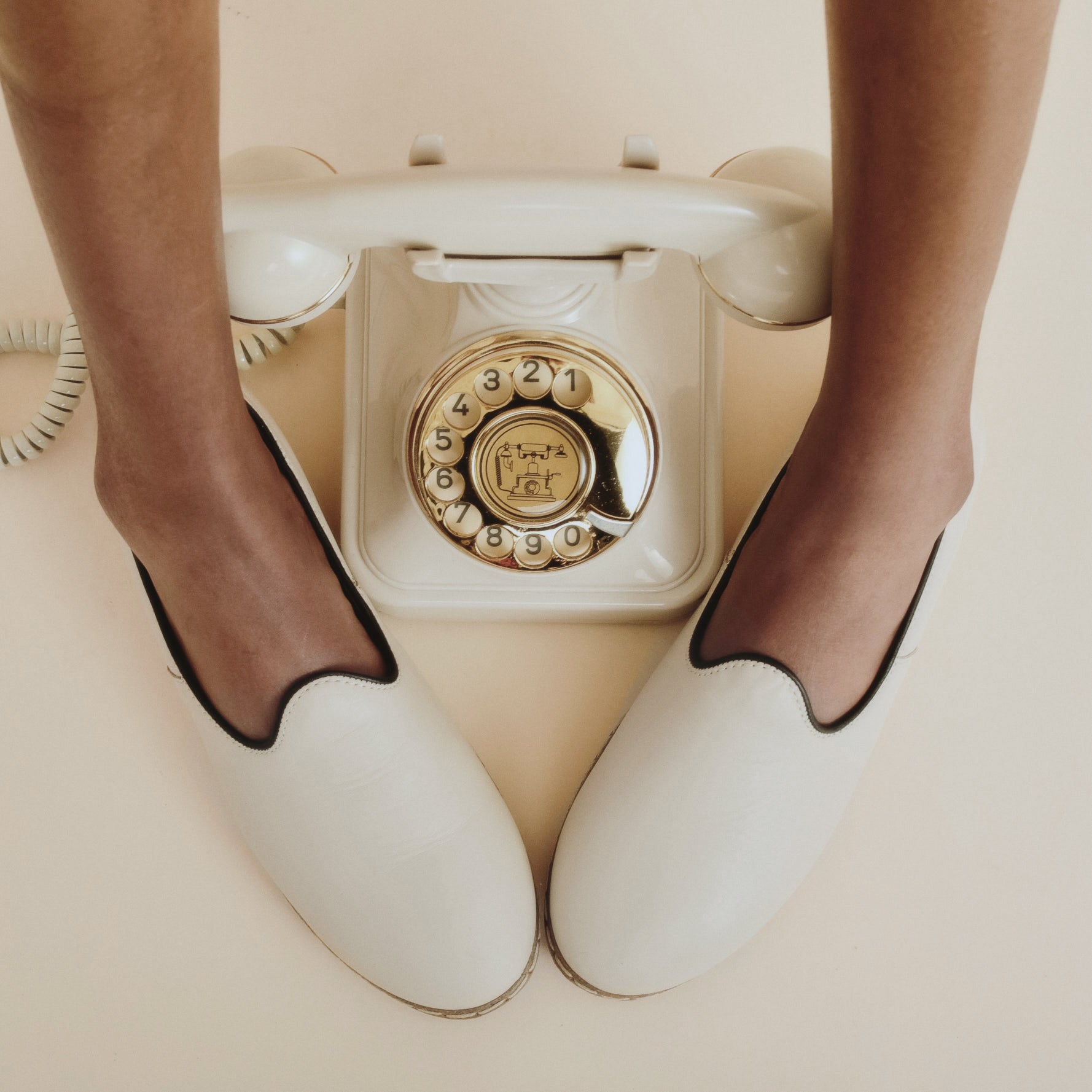 Cream Slip-On - Charix Shoes