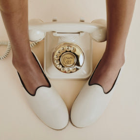 Cream Slip-On - Charix Shoes
