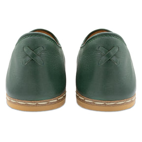 Hunter Green Slip Ons for Men - Charix Shoes