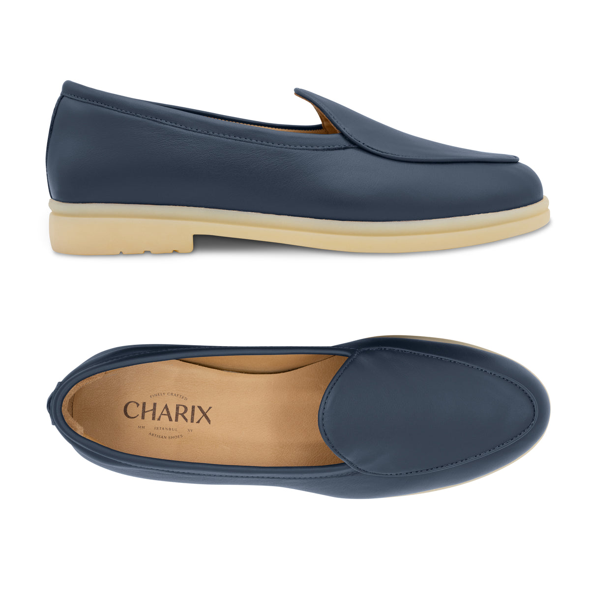 Midnight Blue Loafers